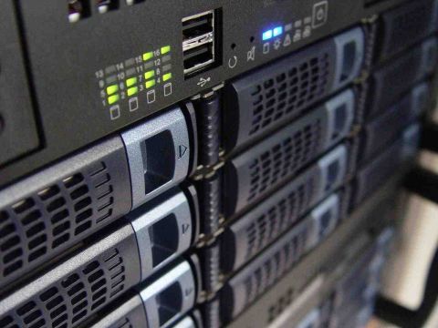 Enterprise-grade servers used for website hosting at DPS Computing