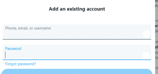 Add Existing Twitter Account