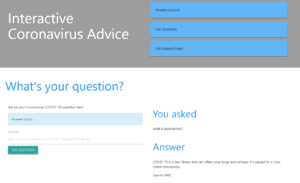 Internative Coronavirus Advice from DPS Apps