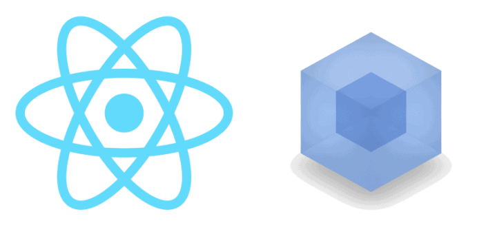 React and Webpack logos
