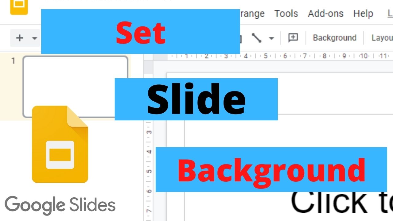 Set Slide Background in Google Slides