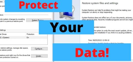 Protect Your Data - Windows