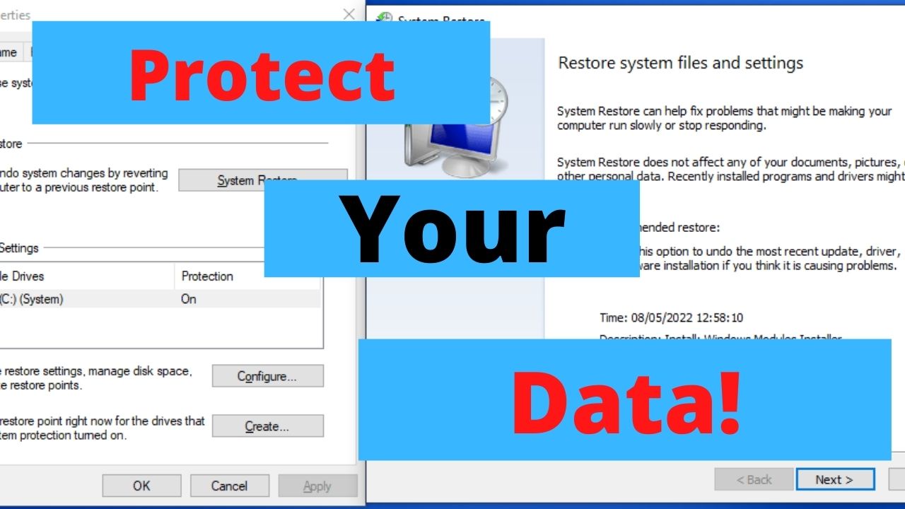 Protect Your Data - Windows