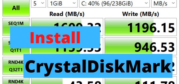 How to Install CrystalDiskMark