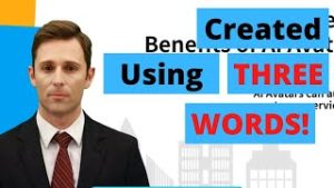 Created Using THREE WORDS! DeepBrain AI