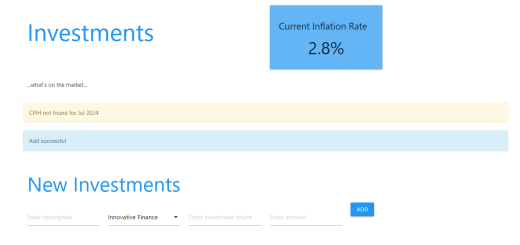 DPS Budget - Investments